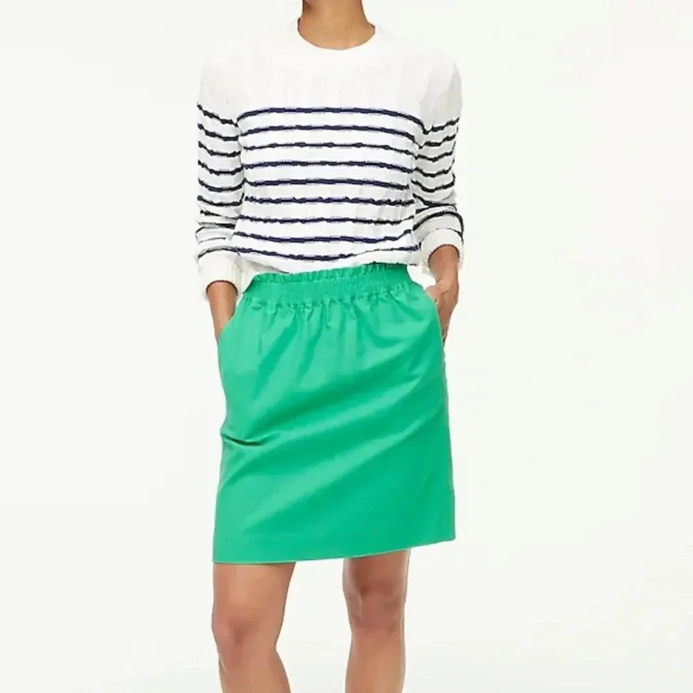 J. Crew Linen Cotton Blend City Skirt Size 0